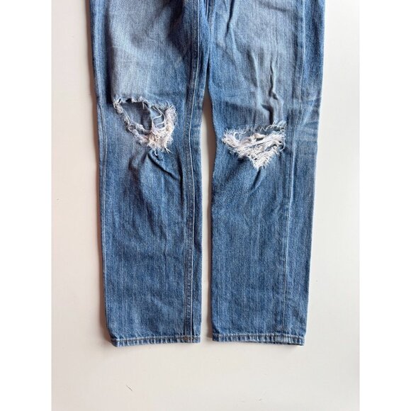 RAG & BONE The Dre Moss w/ Holes Ripped Boyfriend Jeans, Size 23 - Picture 7 of 16